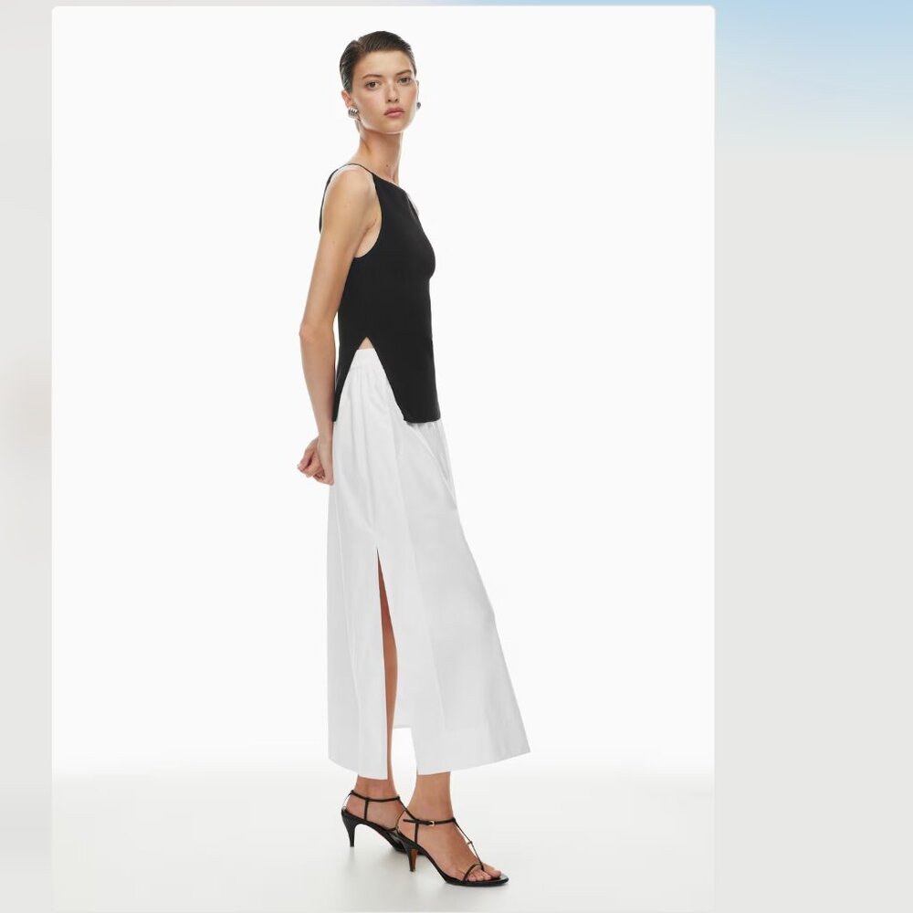 Babaton Benefit Poplin Skirt